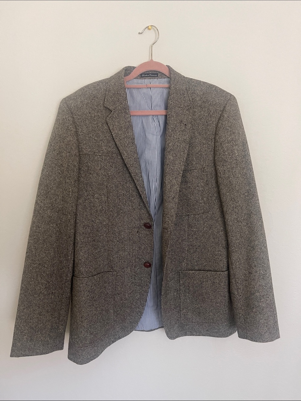 H&M tweed coat blazer